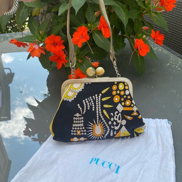 Emilio Pucci silk hand bag - Picture 3 of 12